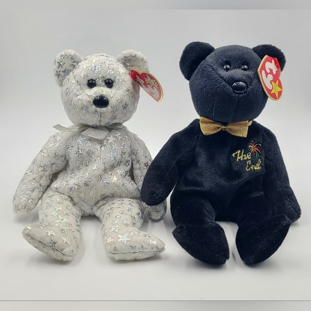 Beginning and The End beanie baby with tag errors